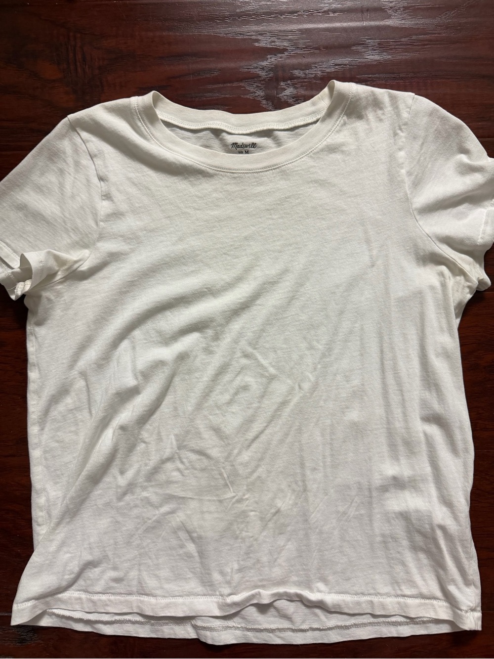 Madewell Women's White Crewneck T-Shirt